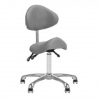 Saddle stool GIOVANNI 1004, Grey