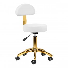 Beautician Stool AM-304G, white