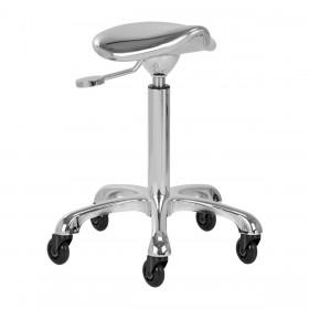 Master Stool FINE SILVER ROLL SPEED, chrom