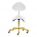 Master Stool GIOVANNI GOLD 1004, White