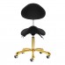 Master Stool GIOVANNI GOLD 1004, Black