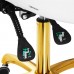 Master Stool GIOVANNI GOLD 1004, White