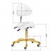 Master Stool GIOVANNI GOLD 1004, White