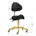 Master Stool GIOVANNI GOLD 1004, Black