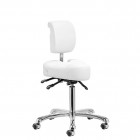Professional podiatry stool GIOVANNI 1005, white