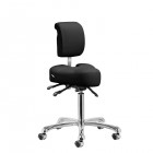 Professional podiatry stool GIOVANNI 1005, black