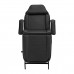 Beauty Bed 557A with trays, black