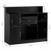 Reception Desk GABBIANO G26S GOLD, Black