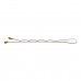 Waved hairgrip E-57 gold 120 pcs.