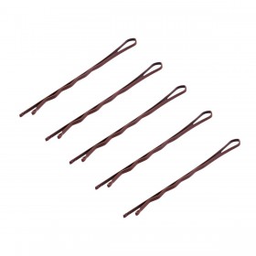 Waved hairgrip E-58 copper 120 pcs.