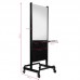 GABBIANO Hair Salon Mirror on Weels RA-006