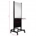 GABBIANO Hair Salon Mirror on Weels RA-005