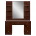 Workstation with mirror MT-1112 walnut color
