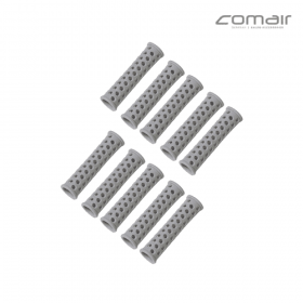 COMAIR plastic hair rollers with pins, grey