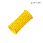 COMAIR plastic hair rollers with pins, yellow