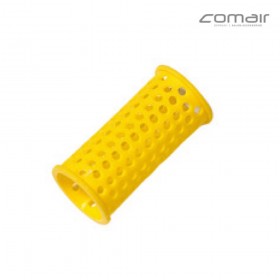 COMAIR plastic hair rollers with pins, yellow