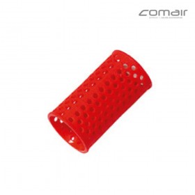 COMAIR plastic hair rollers with pins, red