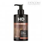 FARCOM HD COLOR Värskendav juuksevärvimask Warm Brown 400ml