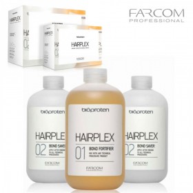 FARCOM BIOPROTEN HAIRPLEX juuste kaitse- ja taastamiskompleks 3x525 ml