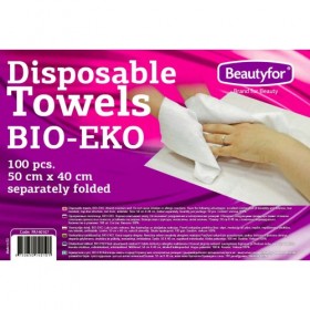 BEAUTYFOR Одноразовые полотенца BIO-EKO 100 шт. 