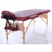 RESTPRO Classic-2 складной массажный стол, темно-красный