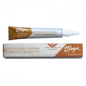 THUYA Eyebrow & Eyelash Dye with Keratin, Light Brown 14ml