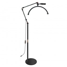 BEAUTYFOR LED Lamp Moon HD-M2X with base, black