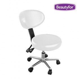 BEAUTYFOR Salon Stool CH-810B, White