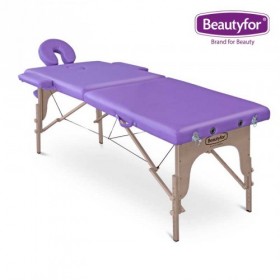 BEAUTYFOR Portable Massage Table, Purple