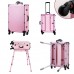 BEAUTYFOR Portable illuminated make up station KC-210, pink