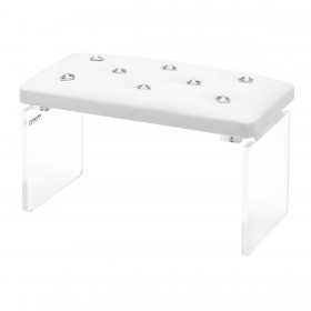 Maniküüri käetugi MOMO DIAMOND VELVET, valge