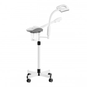 Facial steamer GIOVANNI with  magnifying LED lamp D-21 white